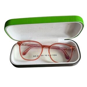 Kate Spade Hermione 35 J Lens not included Eye Glass Frames Pink52 - 16 - 140